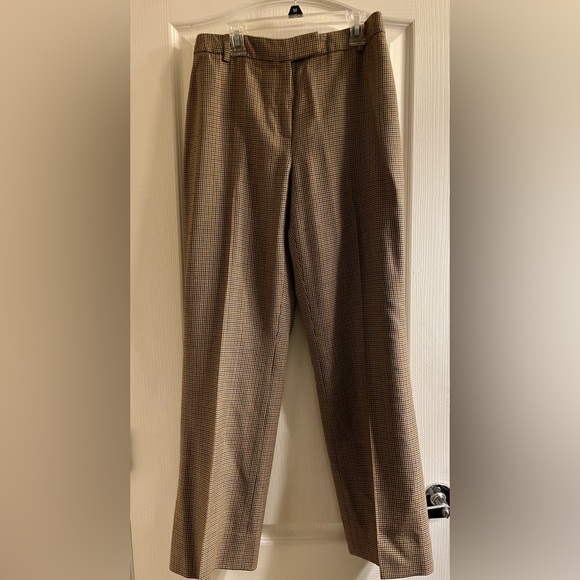 Brooks Brothers slim Glen plaid wool trousers - Picture 3 of 15